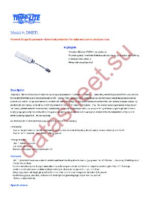 DNET1 datasheet  